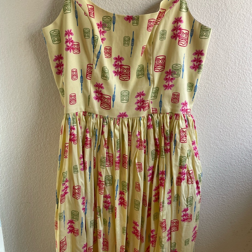 PUG Yellow Tiki Jenny Dress